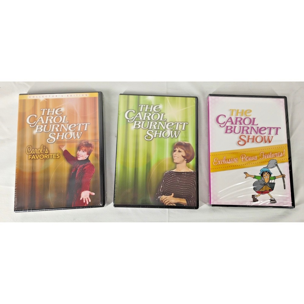 NEW 3pc Time Life Carol Burnett Show DVD Lot Collectors Edition & More